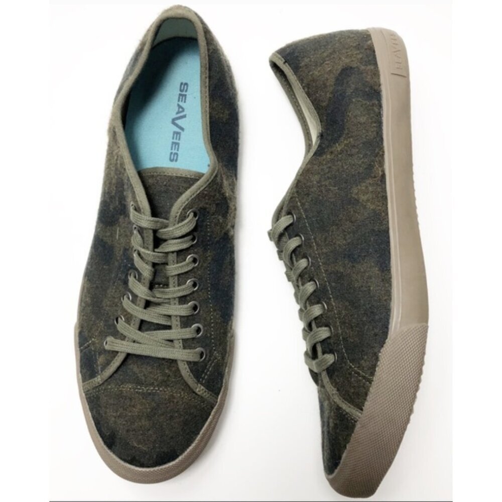 SEAVEES Army Issue Low Wintertide Wool Sneaker Shoes Casual - Men's Size US 10